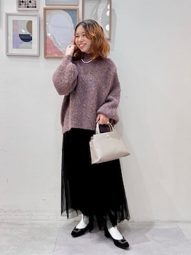 「DRESKIP（ドレスキップ）のアイテム」を使った、たけぴさん（レディース・150cm）の冬コーディネート