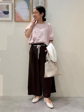 「SHOO・LA・RUE（シューラルー）のアイテム」を使った、たけぴさん（レディース・150cm）の春コーディネート