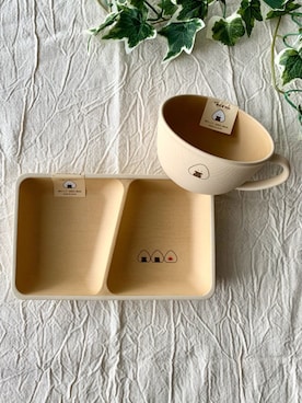 「アイテム（食器）」を使った、mikachoさん（レディース・100cm）の秋コーディネート