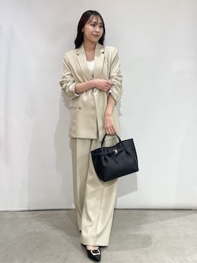 「HusHusH（ハッシュアッシュ）のアイテム」を使った、sayaさん（レディース・160cm）の冬コーディネート