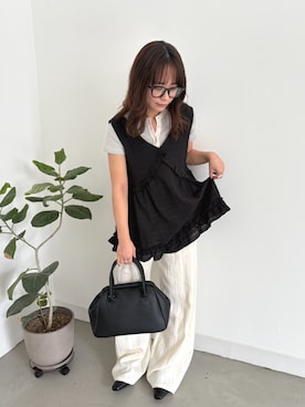 「Lutim by u（ルチバイユー）のアイテム」を使った、lutimbyuさん（レディース・155cm）の春コーディネート