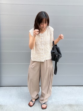 「Lutim by u（ルチバイユー）のアイテム」を使った、lutimbyuさん（レディース・155cm）の春コーディネート