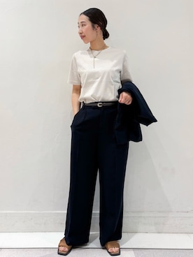 「OPAQUE.CLIP（オペークドットクリップ）のアイテム」を使った、ちえさん（レディース・167cm）の春コーディネート