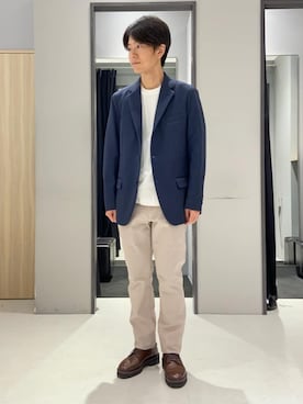 「TAKEO KIKUCHI（タケオキクチ）のアイテム」を使った、わいずみさん（メンズ・167cm）の秋コーディネート