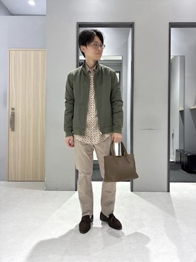 「TAKEO KIKUCHI（タケオキクチ）のアイテム（パンツ）」を使った、わいずみさん（メンズ・167cm）の冬コーディネート