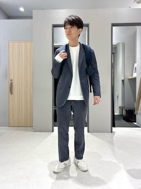 「TAKEO KIKUCHI（タケオキクチ）のアイテム」を使った、わいずみさん（メンズ・167cm）の春コーディネート