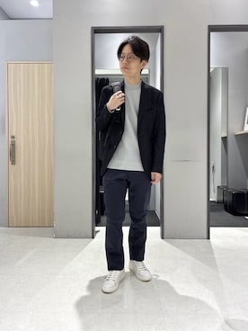 「Airpapel（エアパペル）のアイテム」を使った、わいずみさん（メンズ・167cm）の冬コーディネート