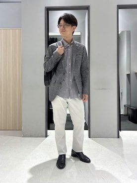 「TAKEO KIKUCHI（タケオキクチ）のアイテム」を使った、わいずみさん（メンズ・167cm）の夏コーディネート