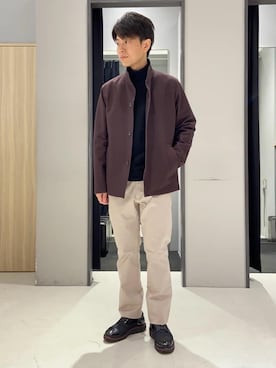 「TAKEO KIKUCHI（タケオキクチ）のアイテム」を使った、わいずみさん（メンズ・167cm）の秋コーディネート