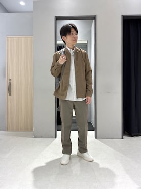 「TAKEO KIKUCHI（タケオキクチ）のアイテム（パンツ）」を使った、わいずみさん（メンズ・167cm）の春コーディネート