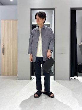 「TAKEO KIKUCHI（タケオキクチ）のアイテム」を使った、わいずみさん（メンズ・167cm）の春コーディネート