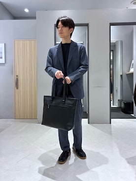 「TAKEO KIKUCHI（タケオキクチ）のアイテム」を使った、わいずみさん（メンズ・167cm）の春コーディネート