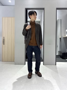 わいずみさん(メンズ・167cm)の冬コーディネート