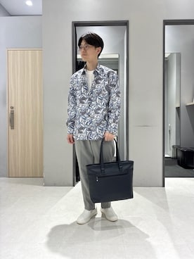 「TAKEO KIKUCHI（タケオキクチ）のアイテム（パンツ）」を使った、わいずみさん（メンズ・167cm）の春コーディネート