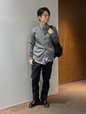 「アイテム（ドレスシューズ）」を使った、わいずみさん（メンズ・167cm・40代）の秋コーディネート