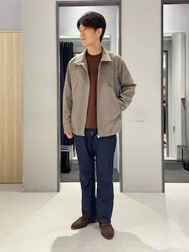 「TAKEO KIKUCHI（タケオキクチ）のアイテム」を使った、わいずみさん（メンズ・167cm）の秋コーディネート