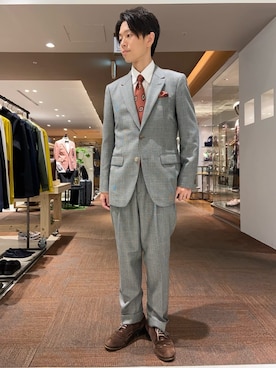 「TAKEO KIKUCHI（タケオキクチ）のアイテム」を使った、わいずみさん（メンズ・167cm）の秋コーディネート