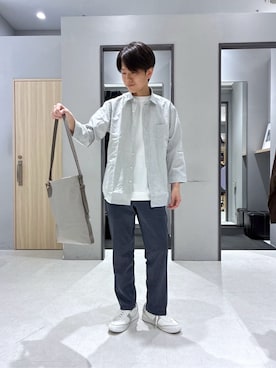 「TAKEO KIKUCHI（タケオキクチ）のアイテム」を使った、わいずみさん（メンズ・167cm）の春コーディネート
