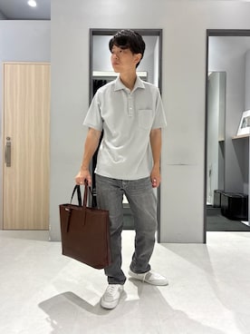 「アイテム（その他アンダーウェア/インナー、ベージュ系）」を使った、わいずみさん（メンズ・167cm）の夏コーディネート
