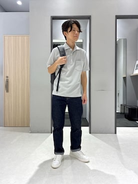 「アイテム（その他アンダーウェア/インナー、ベージュ系）」を使った、わいずみさん（メンズ・167cm）の夏コーディネート
