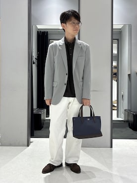 「TAKEO KIKUCHI（タケオキクチ）のアイテム」を使った、わいずみさん（メンズ・167cm）の秋コーディネート
