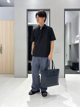 「TAKEO KIKUCHI（タケオキクチ）のアイテム」を使った、わいずみさん（メンズ・167cm）の夏コーディネート