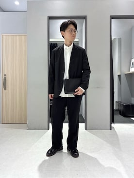 「TAKEO KIKUCHI（タケオキクチ）のアイテム」を使った、わいずみさん（メンズ・167cm）の冬コーディネート