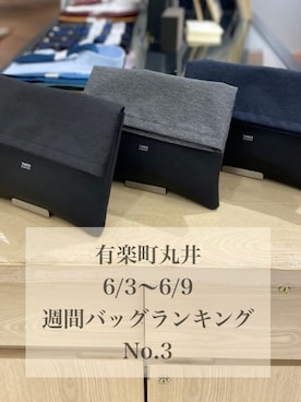 「アイテム（クラッチバッグ、ブルー系）」を使った、わいずみさん（メンズ・167cm）の夏コーディネート