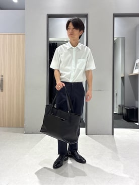 「アイテム（その他アンダーウェア/インナー、ベージュ系）」を使った、わいずみさん（メンズ・167cm）の春コーディネート