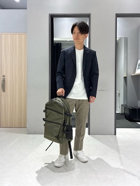 「TAKEO KIKUCHI（タケオキクチ）のアイテム」を使った、わいずみさん（メンズ・167cm）の春コーディネート