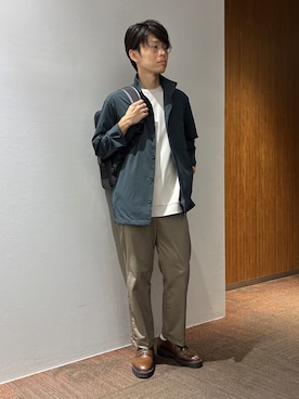 「TAKEO KIKUCHI（タケオキクチ）のアイテム」を使った、わいずみさん（メンズ・167cm）の秋コーディネート