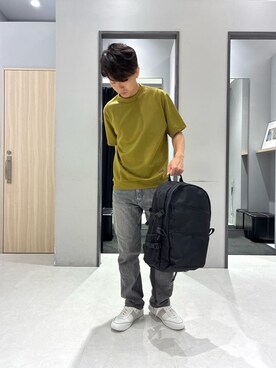 「アイテム（その他アンダーウェア/インナー、ベージュ系）」を使った、わいずみさん（メンズ・167cm）の夏コーディネート