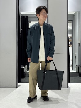 「TAKEO KIKUCHI（タケオキクチ）のアイテム」を使った、わいずみさん（メンズ・167cm）の秋コーディネート