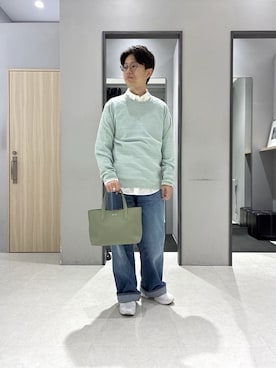 「TAKEO KIKUCHI（タケオキクチ）のアイテム」を使った、わいずみさん（メンズ・167cm）の冬コーディネート