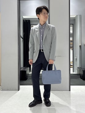 「TAKEO KIKUCHI（タケオキクチ）のアイテム」を使った、わいずみさん（メンズ・167cm）の秋コーディネート