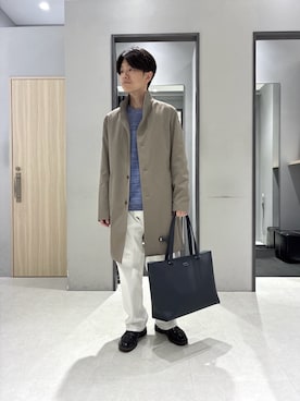 「TAKEO KIKUCHI（タケオキクチ）のアイテム（パンツ）」を使った、わいずみさん（メンズ・167cm）の春コーディネート