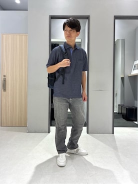 「アイテム（その他アンダーウェア/インナー、ベージュ系）」を使った、わいずみさん（メンズ・167cm）の夏コーディネート