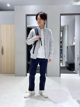 「TAKEO KIKUCHI（タケオキクチ）のアイテム」を使った、わいずみさん（メンズ・167cm）の春コーディネート