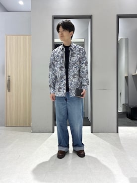 「TAKEO KIKUCHI（タケオキクチ）のアイテム」を使った、わいずみさん（メンズ・167cm）の春コーディネート