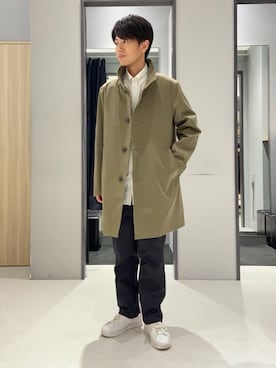 「アイテム（その他アンダーウェア/インナー、ベージュ系）」を使った、わいずみさん（メンズ・167cm）の秋コーディネート