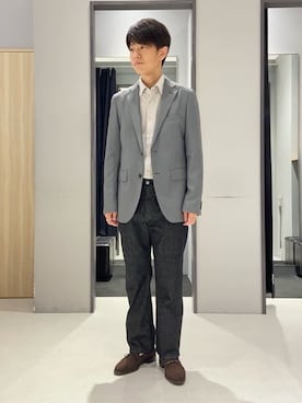 「アイテム（その他アンダーウェア/インナー、ベージュ系）」を使った、わいずみさん（メンズ・167cm）の秋コーディネート