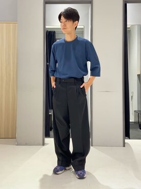 「アイテム（その他アンダーウェア/インナー、ベージュ系）」を使った、わいずみさん（メンズ・167cm）の秋コーディネート