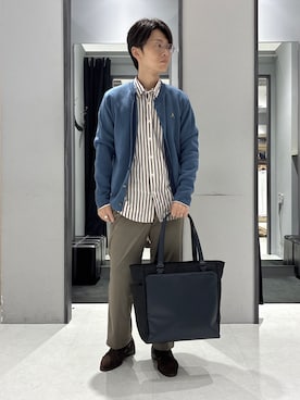 「TAKEO KIKUCHI（タケオキクチ）のアイテム」を使った、わいずみさん（メンズ・167cm）の秋コーディネート