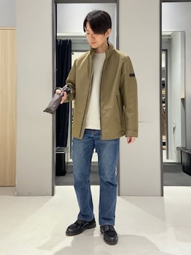 「TAKEO KIKUCHI（タケオキクチ）のアイテム」を使った、わいずみさん（メンズ・167cm）の冬コーディネート