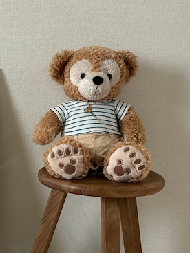 「Disney（ディズニー）のアイテム（トップス）」を使った、Duffy2011さん（キッズ・50cm）の春コーディネート