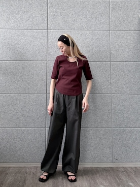 「CODE A（コードエー）のアイテム」を使った、sakkohさん（レディース・158cm）の春コーディネート