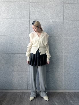 「CODE A（コードエー）のアイテム」を使った、sakkohさん（レディース・158cm）の春コーディネート