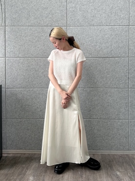 「CODE A（コードエー）のアイテム（トップス）」を使った、sakkohさん（レディース・158cm）の夏コーディネート