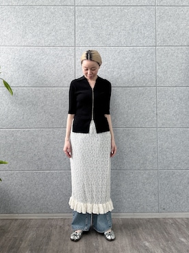 「CODE A（コードエー）のアイテム」を使った、sakkohさん（レディース・158cm）の春コーディネート