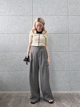 「CODE A（コードエー）のアイテム」を使った、sakkohさん（レディース・158cm）の春コーディネート